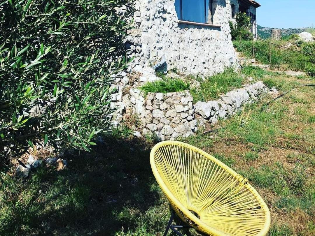 Le Cabanon De Gourdon Bergerie Renove En Pierre Vue Mer B&B 외부 사진