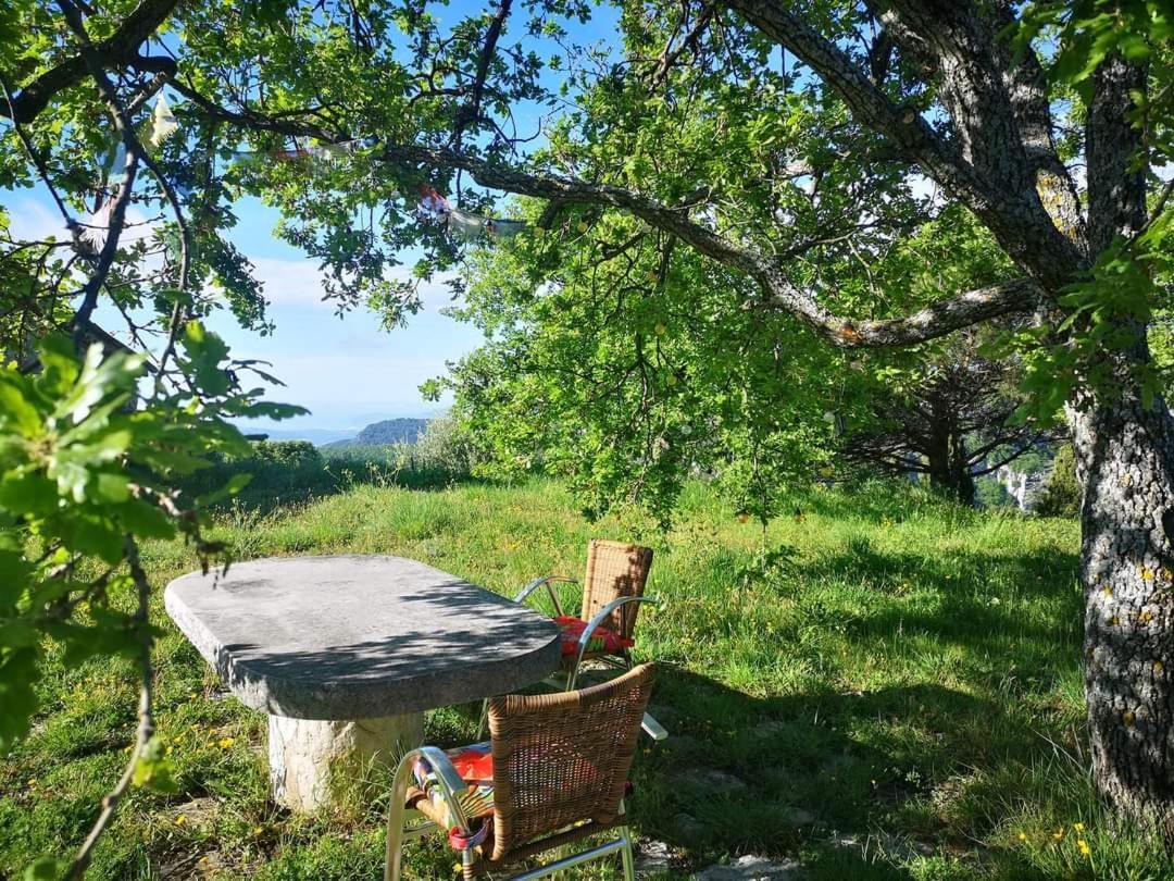 Le Cabanon De Gourdon Bergerie Renove En Pierre Vue Mer B&B 외부 사진