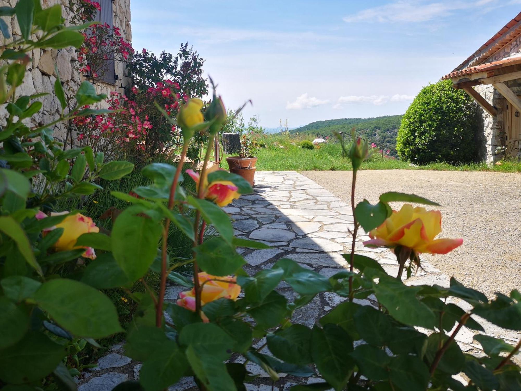 Le Cabanon De Gourdon Bergerie Renove En Pierre Vue Mer B&B 외부 사진